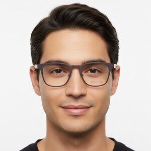 Bottega Veneta Mens Square/Rectangle Blue Avana Transparent Fashion Designer